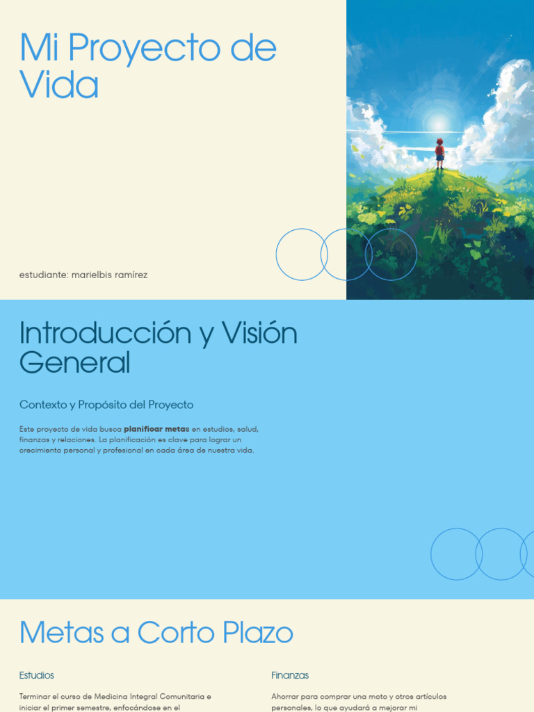 Presentación - Mi Proyecto de Vida | PDF