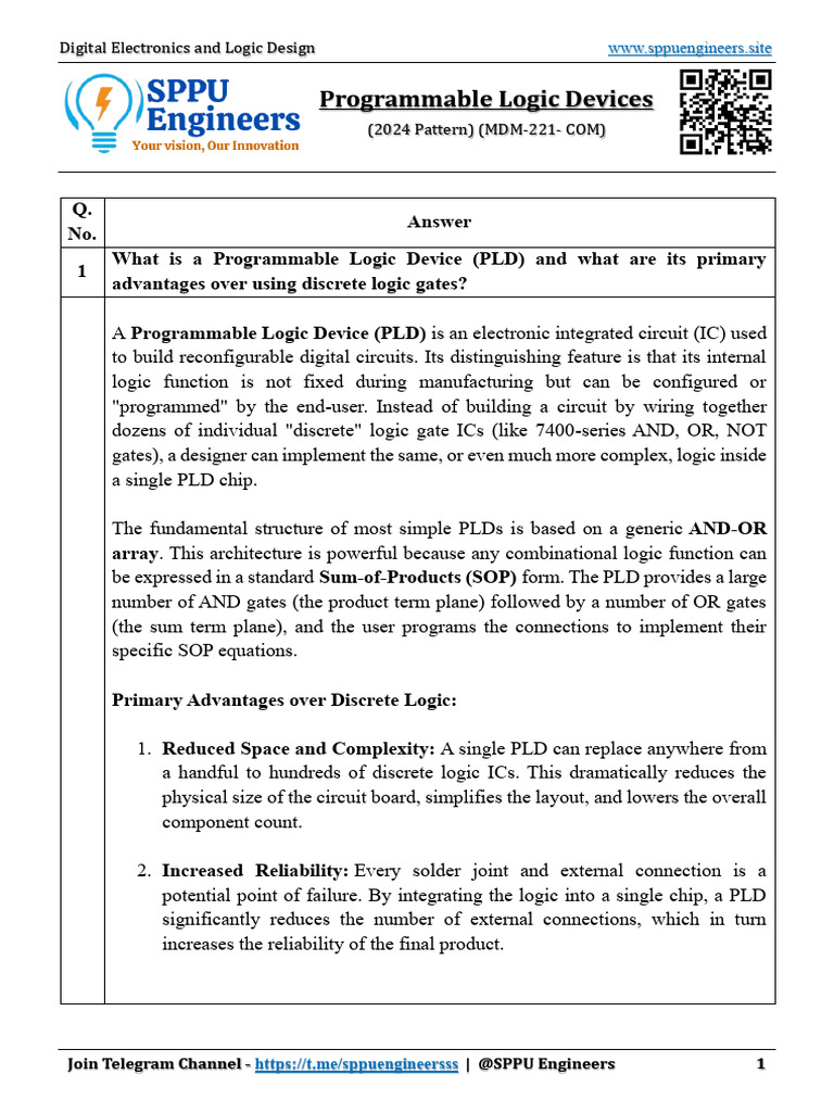 DELD Unit-5 Master Solution | PDF | Read Only Memory | Logic Gate
