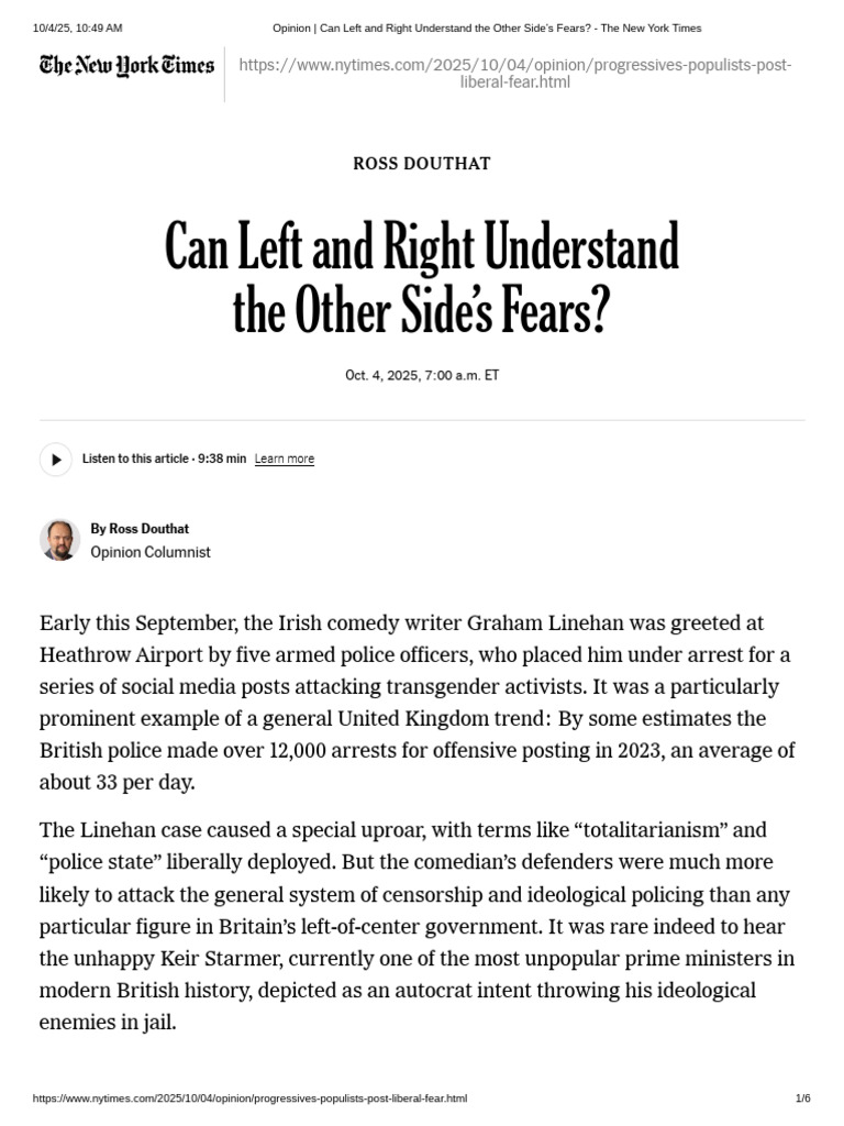 Opinion _ Can Left and Right Understand the Other Side’s Fears_ - The ...