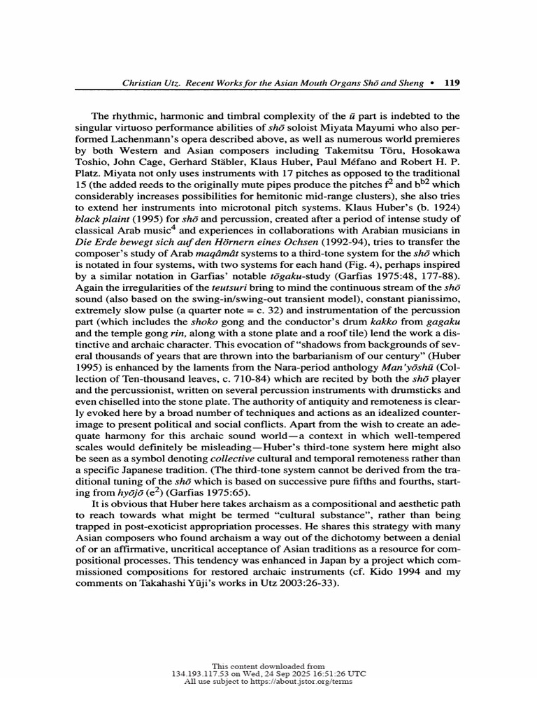 Utz-BeyondCulturalRepresentation-2005 (dragged) 6 | PDF | Musicology ...