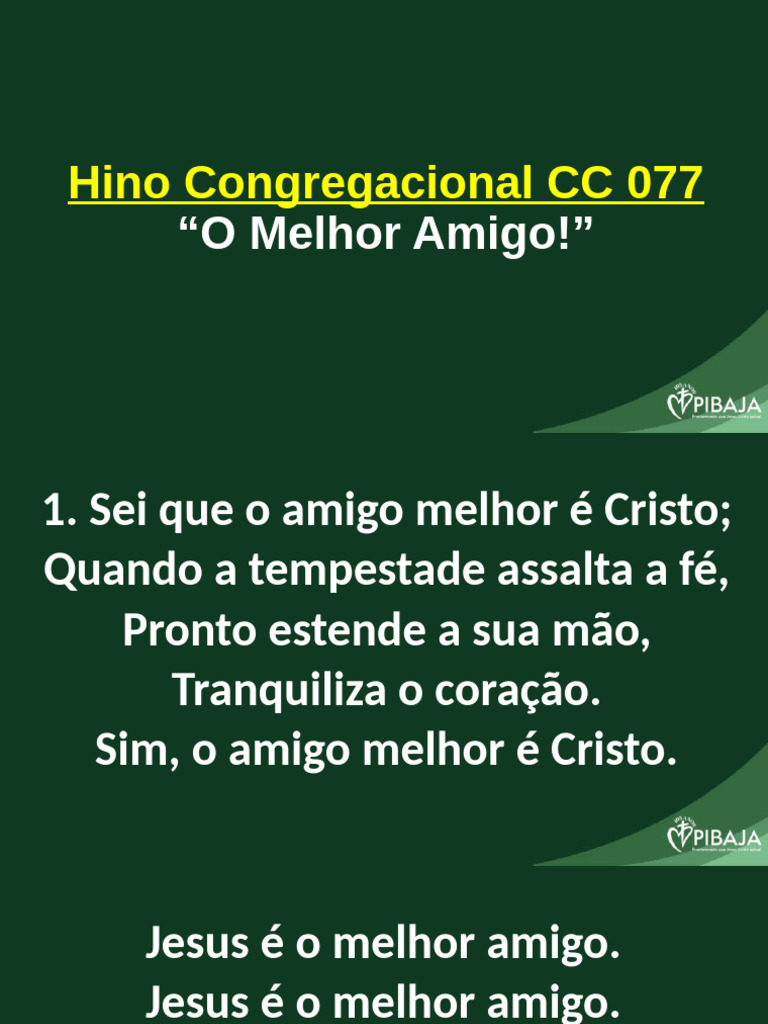 077 - o Melhor Amigo | PDF