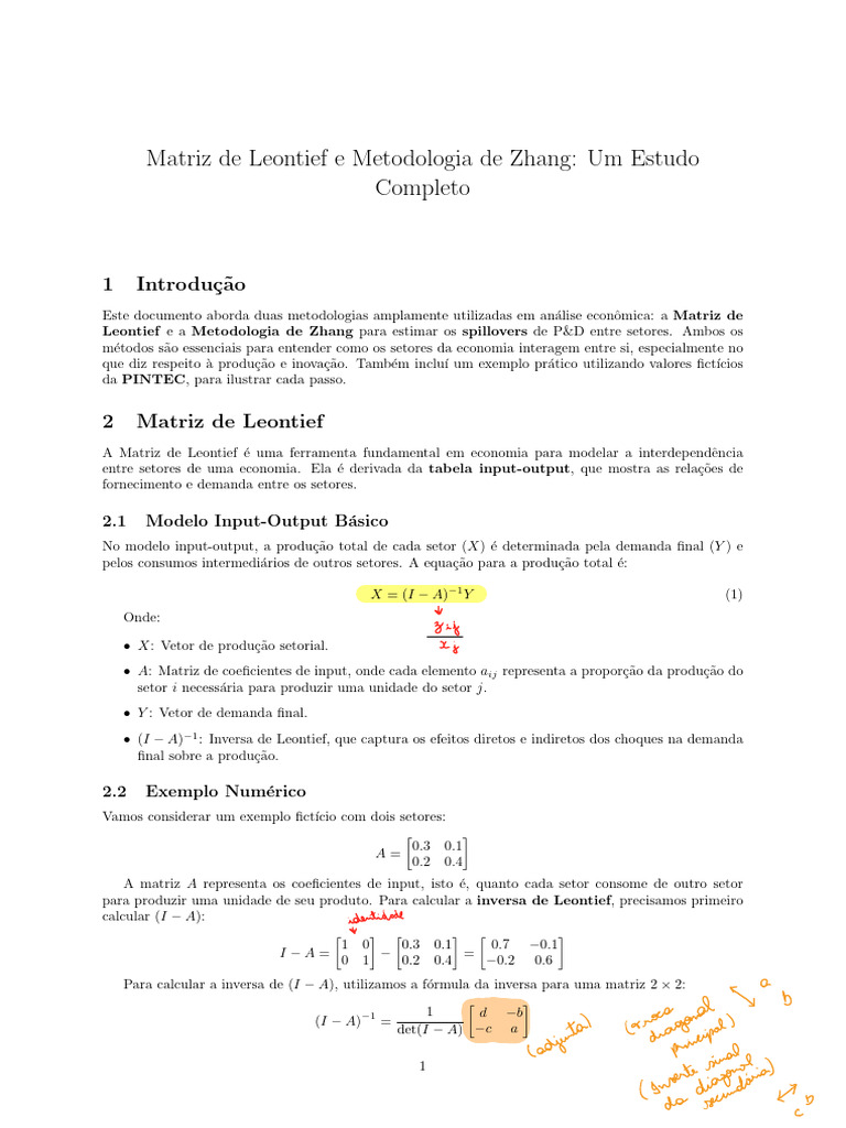 (VERSÃO FINAL) (ANOTACOES) Cálcular - Spillovers - Zhang | PDF | Modelo ...