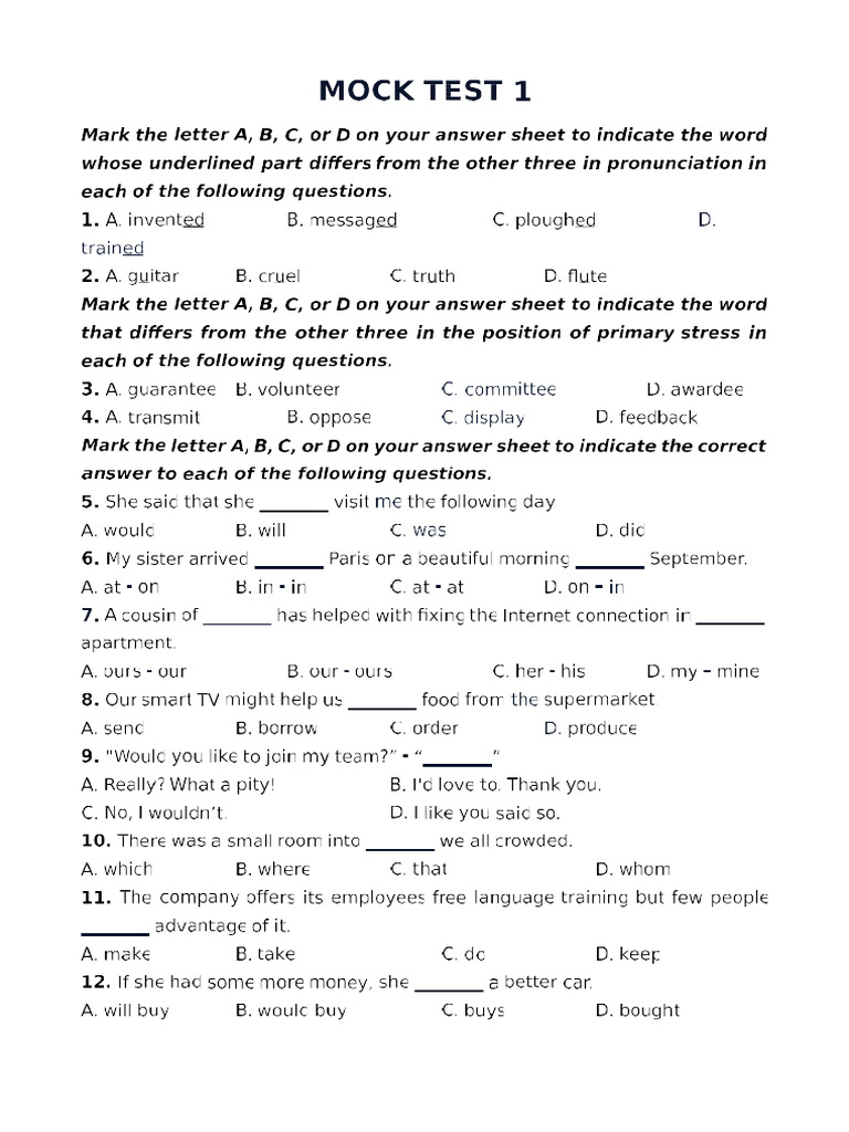 MOCK | PDF