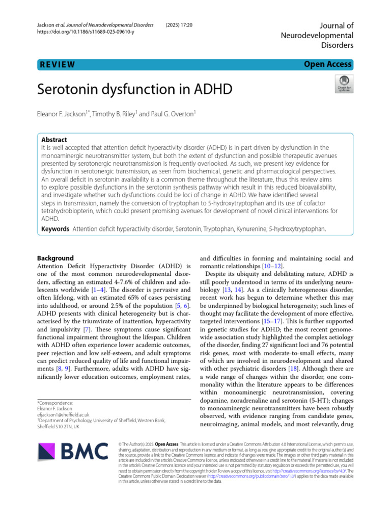 2025 Article 9610 | PDF | Attention Deficit Hyperactivity Disorder ...