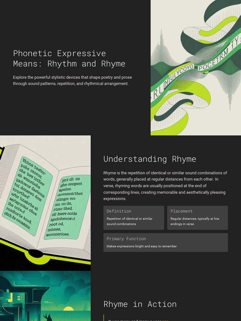 Lecture 14_Phonetic-Expressive-Means-Rhythm-and-Rhyme | PDF | Rhyme ...