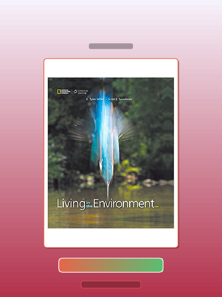 Living in the Environment 9th Edition by Miller E-book Testbank ...