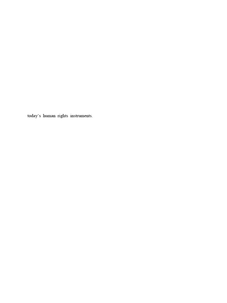 1 Meaning and Sources of Human Rights | PDF | Human Rights | Magna Carta