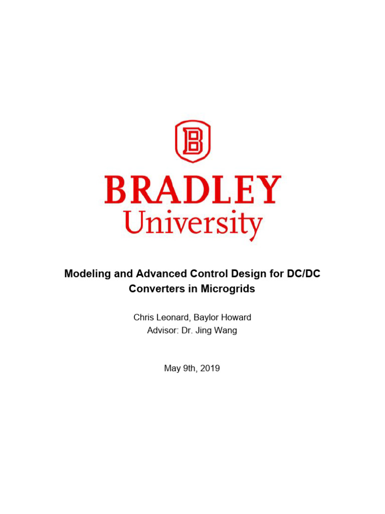 Senior Project FINAL Paper | PDF | Power Inverter | Distributed Generation