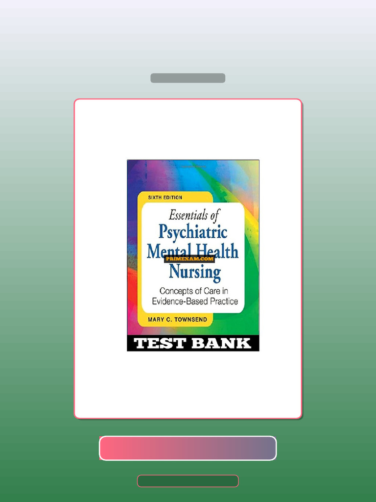 Psychiatric Mental Health Nursing 6th Edition Mary Townsend E-book ...
