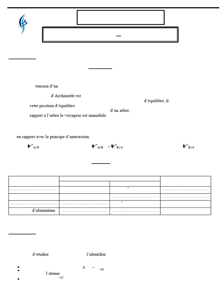 Devoir 2nde C Traore Oumar | PDF | Obliger | Pendule (physique)