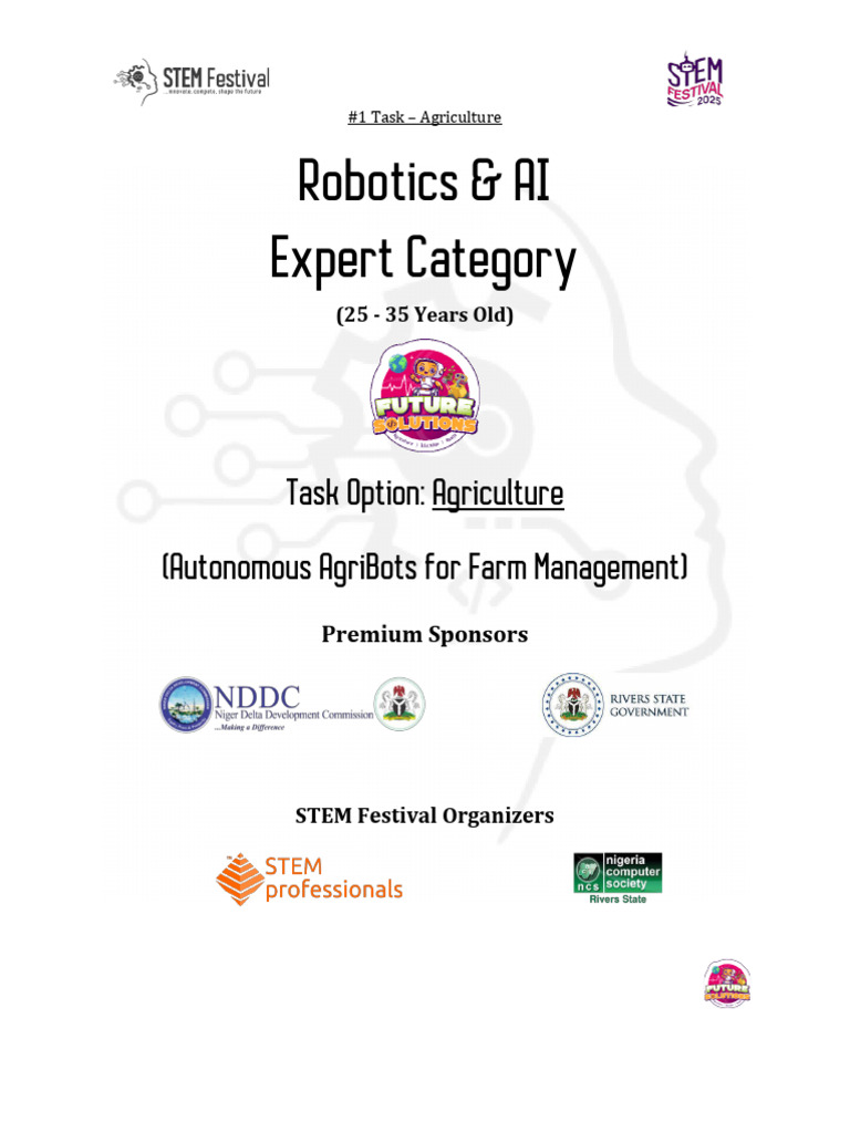 STEM Festival 2025.robotics AI Expert Category | PDF | Artificial ...