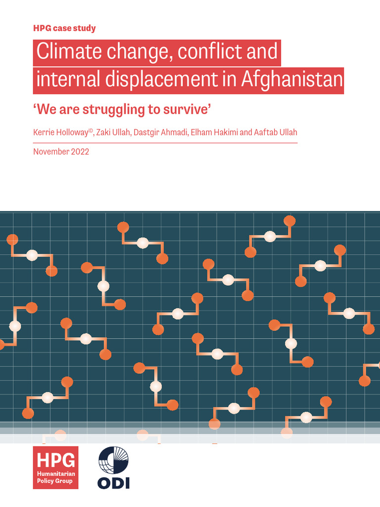 Climate Change, Conflict and Internal Displacement in Afghanistan | PDF ...
