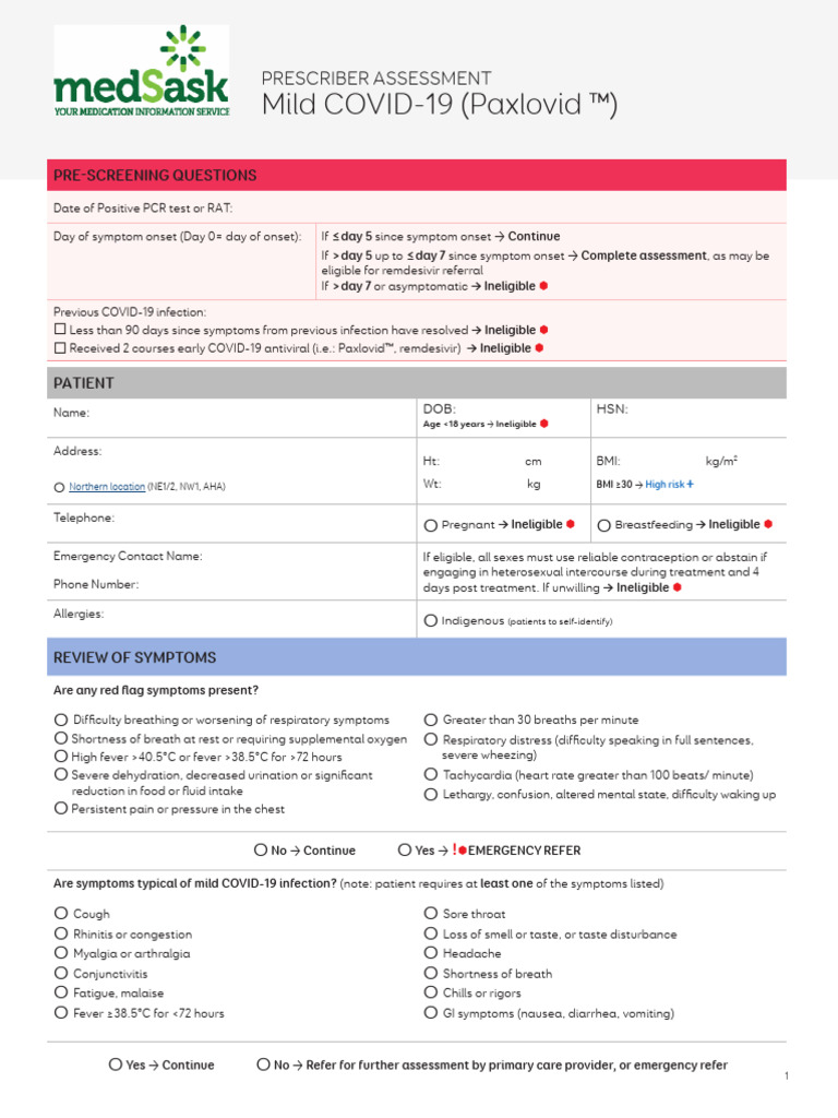 Paxlovid for Covid Par | PDF | Diseases And Disorders | Medical Specialties