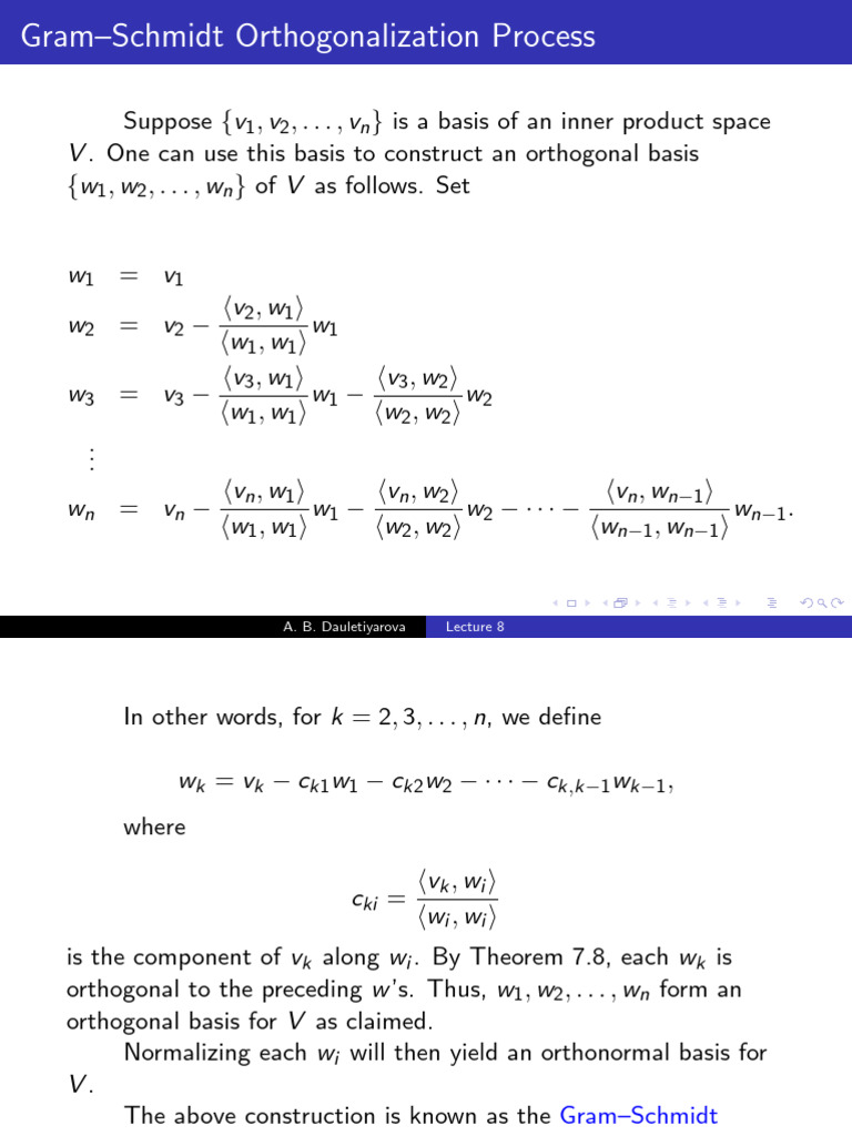 L8 Additional Chapter of Linear Algebra | PDF | Matrix (Mathematics ...