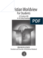 Christian Worldview For Students Vol 1