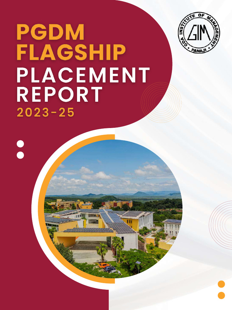 PGDM Flagship Placement Report 2023-25 | PDF | Business | Social Psychology