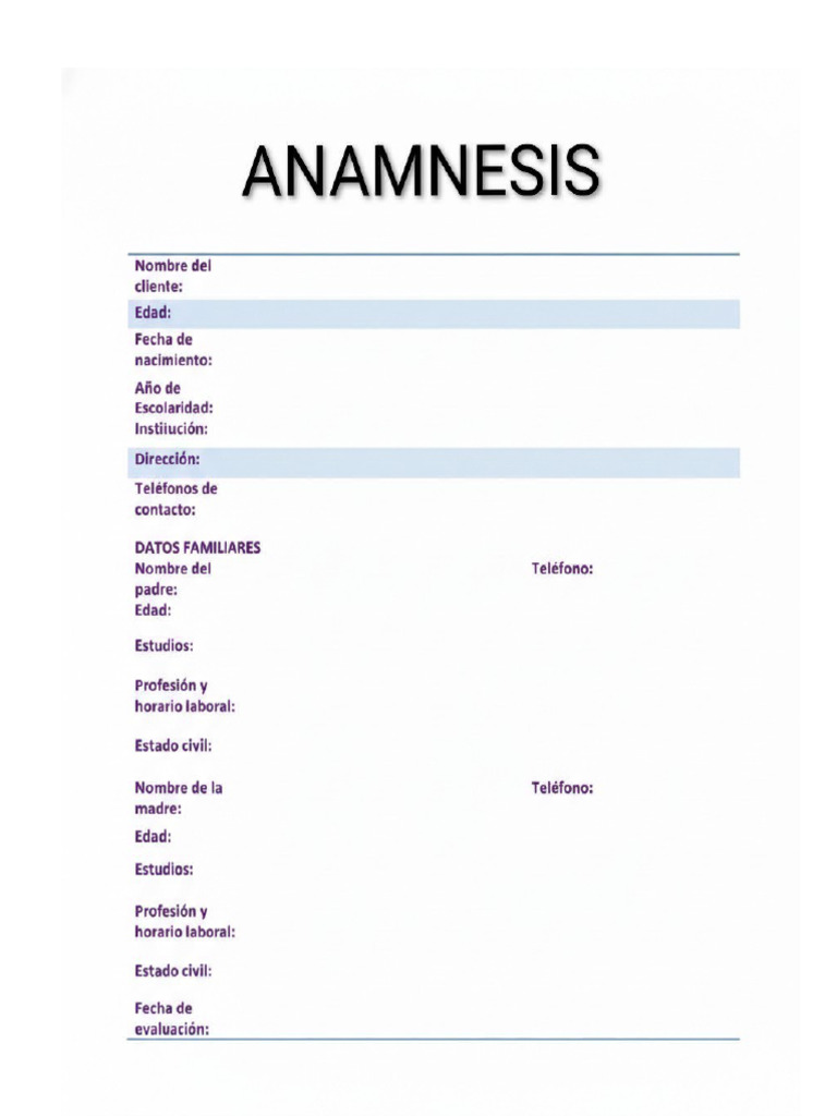 Anamnes Is | PDF