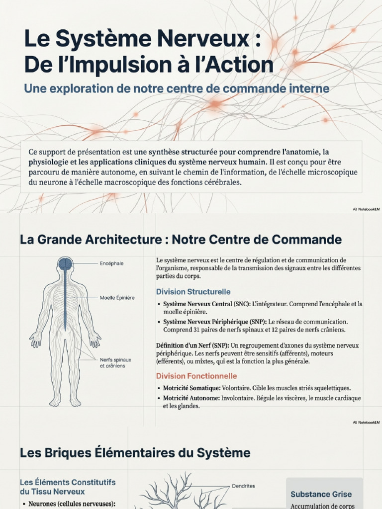 Le Système Nerveux de L Impulsion À L Action | PDF