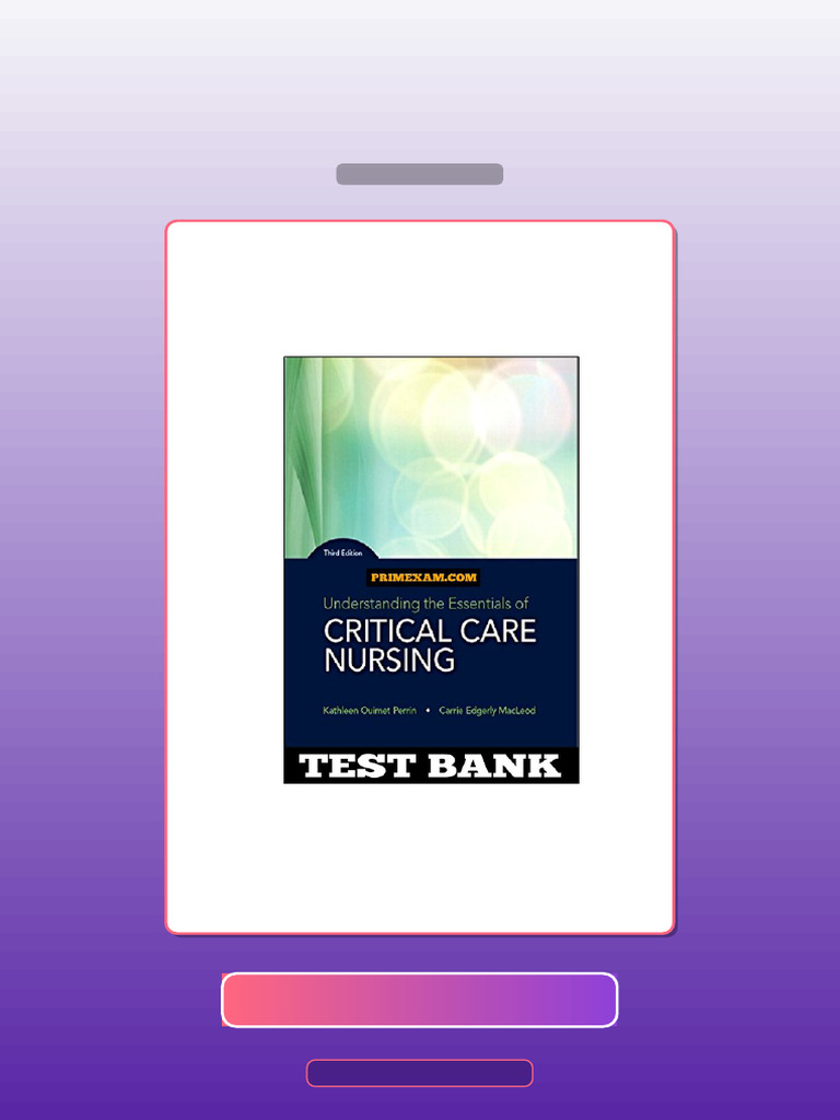 Understanding the Essentials of Critical Care Nursing 3rd Edition ...