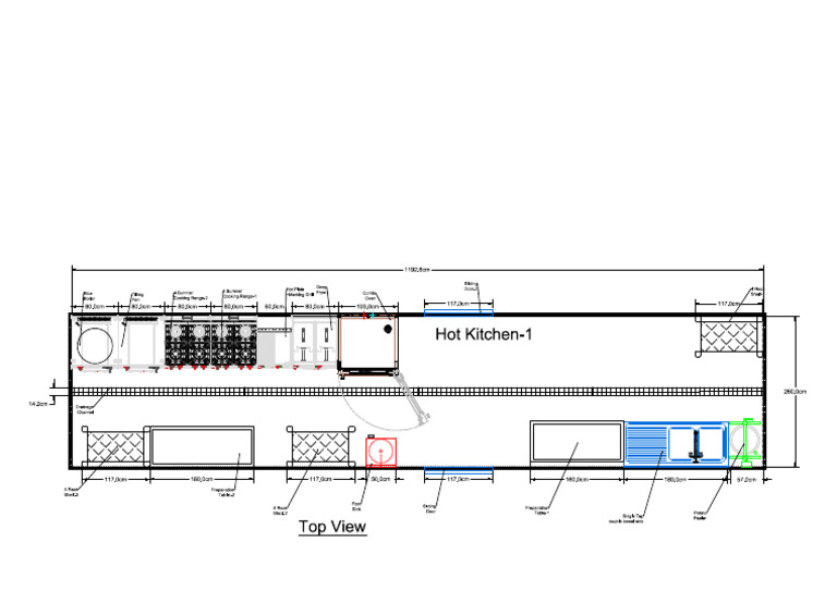 Hot Kitchen-1 Equepments Layout-Model | PDF | Cooking | Food And Drink ...