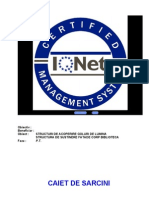 Caiet de Sarcini Structura Luminatoare