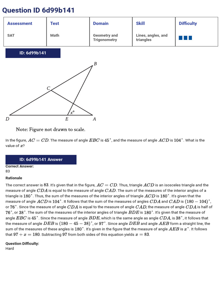 Geometry Hard | PDF | Triangle | Circle