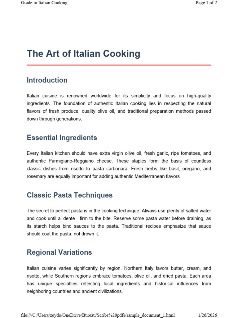 Sample Document 1 | PDF