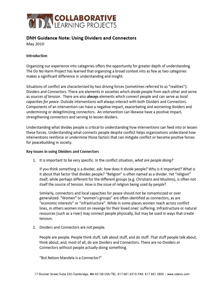 Using Dividers and Connectors | PDF | Psychology | Social Psychology