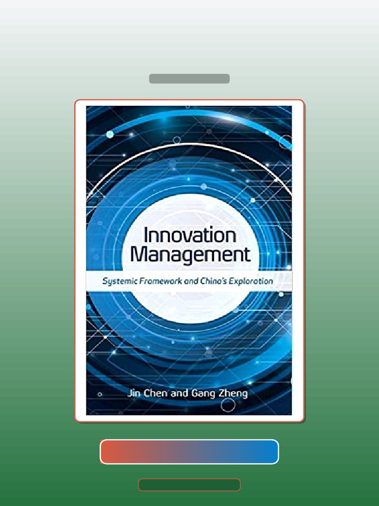 Innovation Management Systemic Framework and Chinas Exploration E-book ...