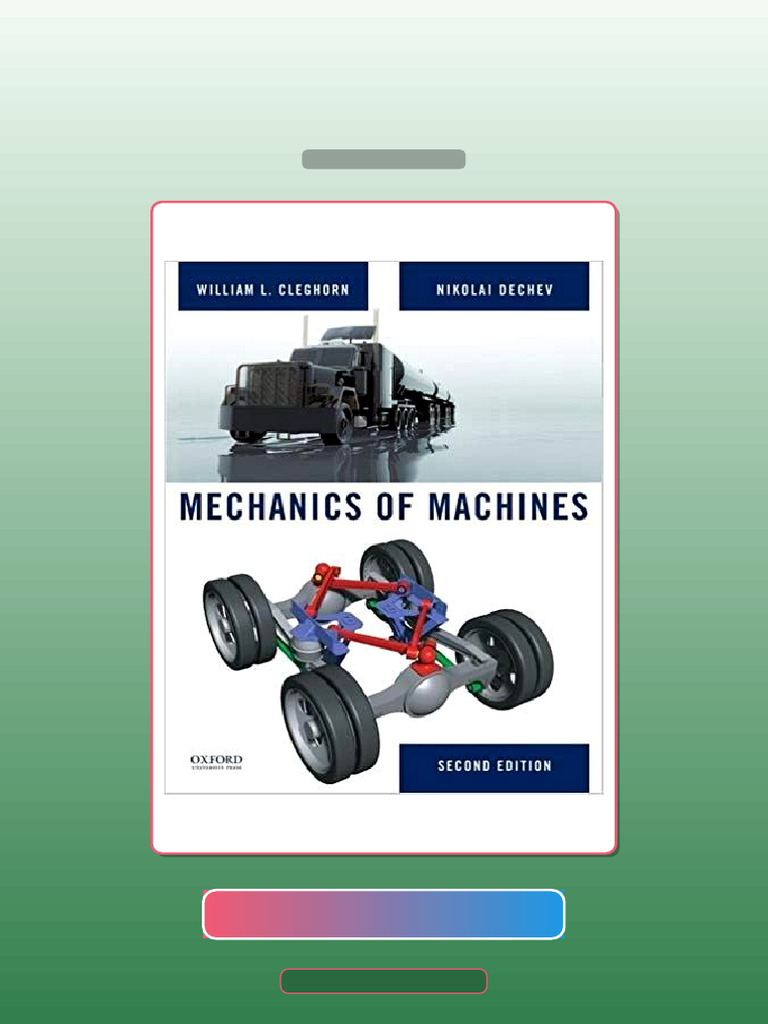 Mechanics of Machines 2nd Edition E-book Testbank Solutions | PDF ...