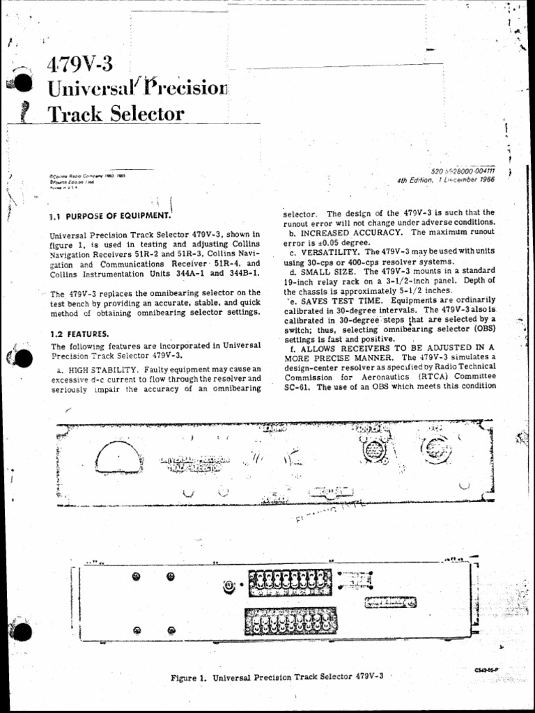 Collins 479V3 | PDF