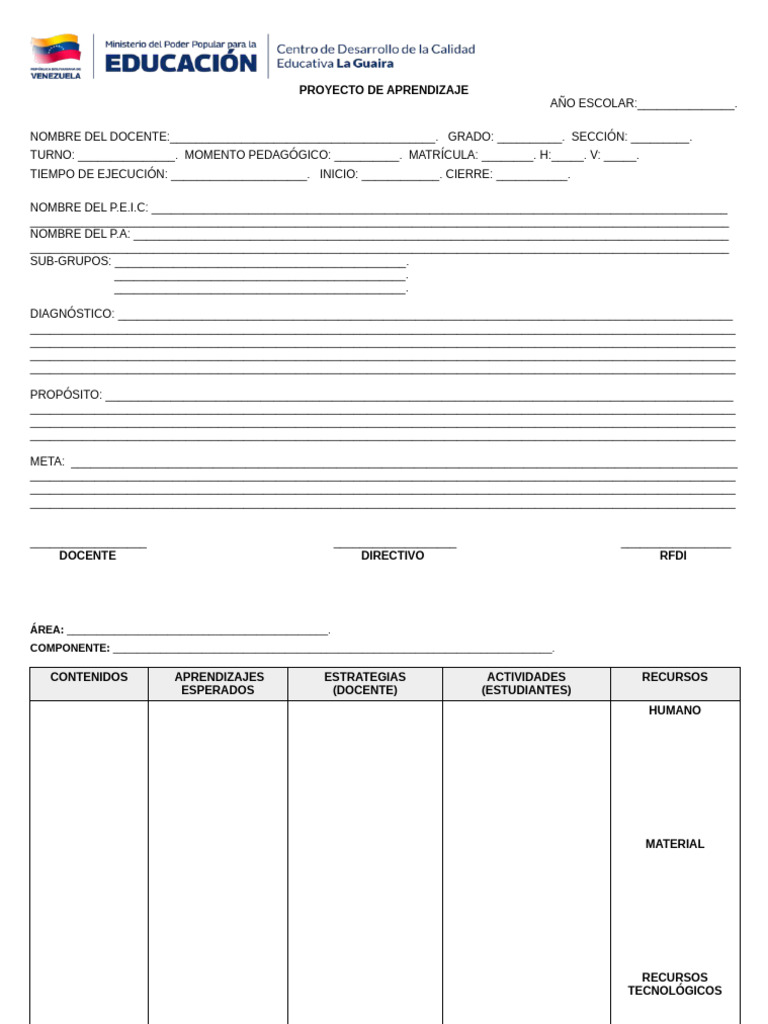 Formato de Planificación de Primaria 2025-2026 | PDF | Evaluación