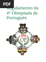 Premiação e Cronograma da OLISP 2025 | PDF | Aprendizado