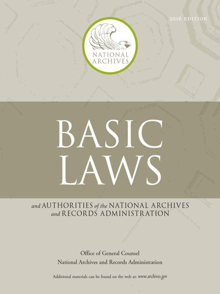 Basic Laws Book 2016 Copia | PDF | Treaty | Presidents Of The United States