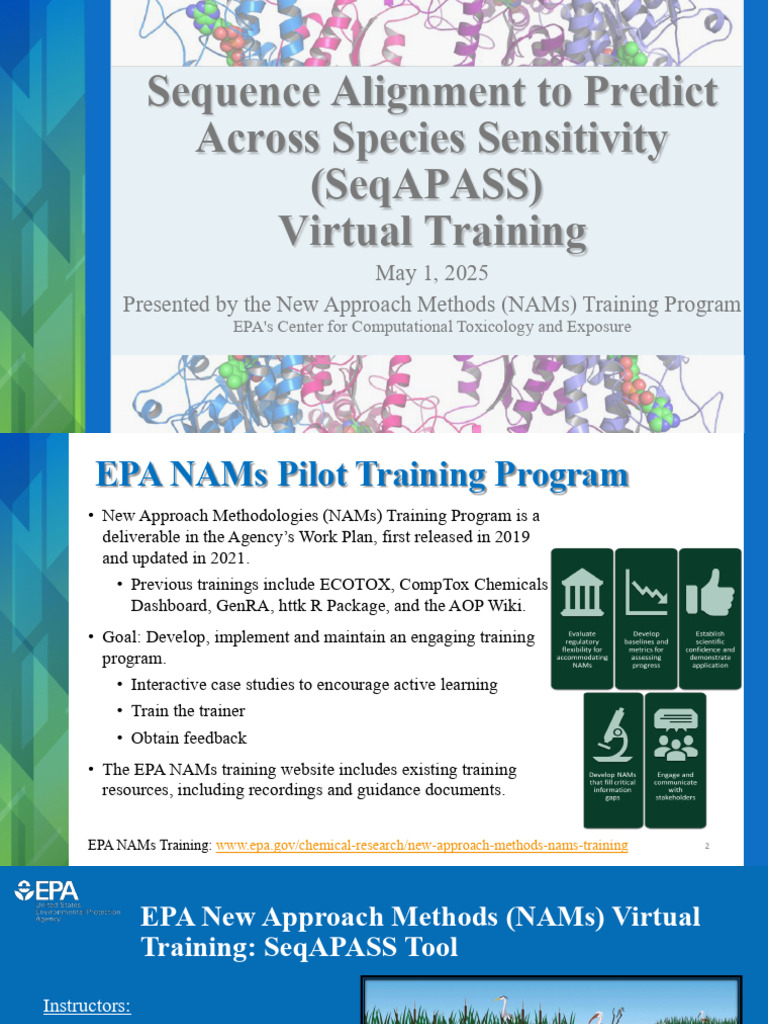 Seqapass-Training Slides 508c | PDF | Proteins | Conserved Sequence