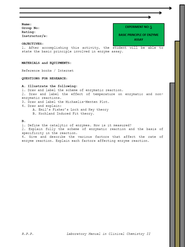 Clinical Chemistry II Activity V | PDF
