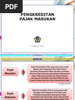 Pengkreditan Pajak Masukan