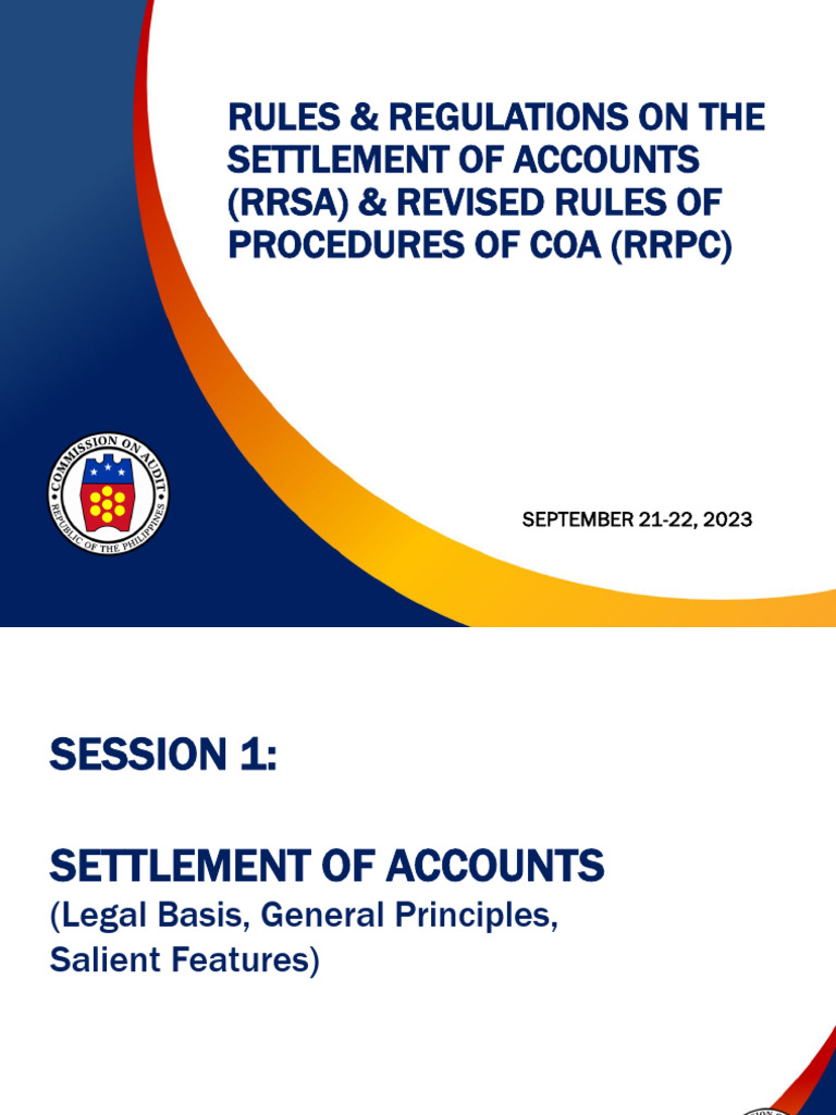 Session 1 - RRSA 2023 | PDF | Audit | Justice