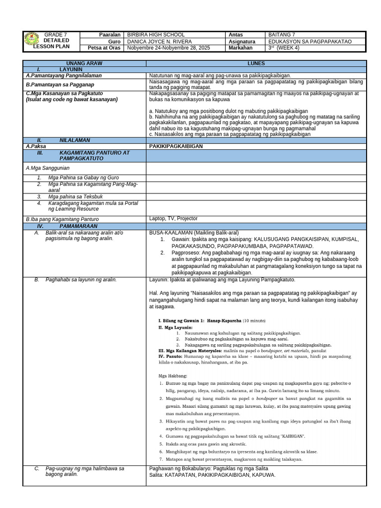 DLP ESP 10_DLP ESP 10_WEEK 4 | PDF