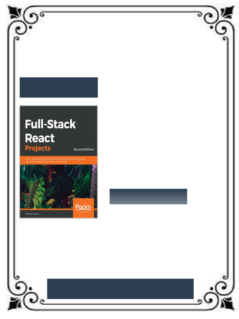 Full Stack React Projects Second Edition by Shama Hoque 1839215410 978 ...