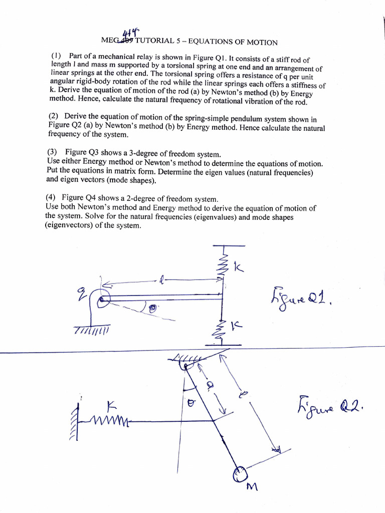 MEG 414 - Tutorial 5 | PDF