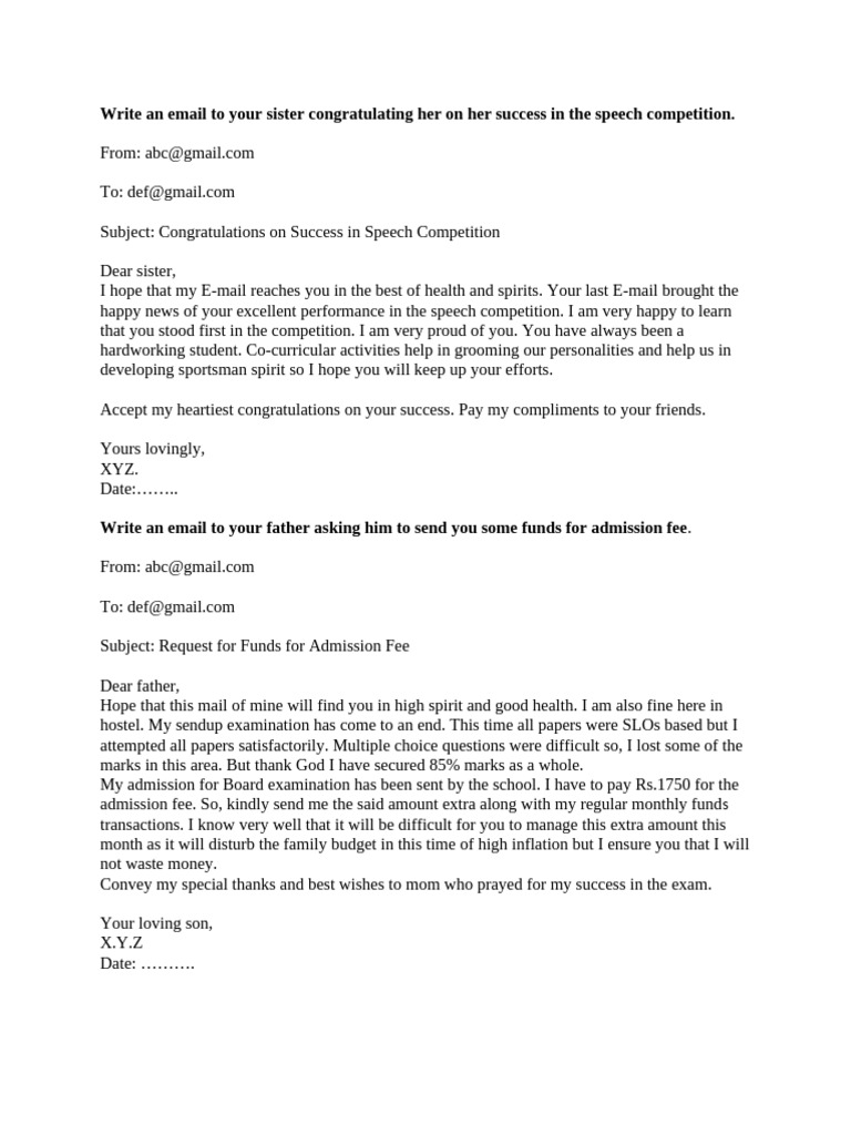 Emails Applications Letters | PDF | Social Media | Popular Culture ...
