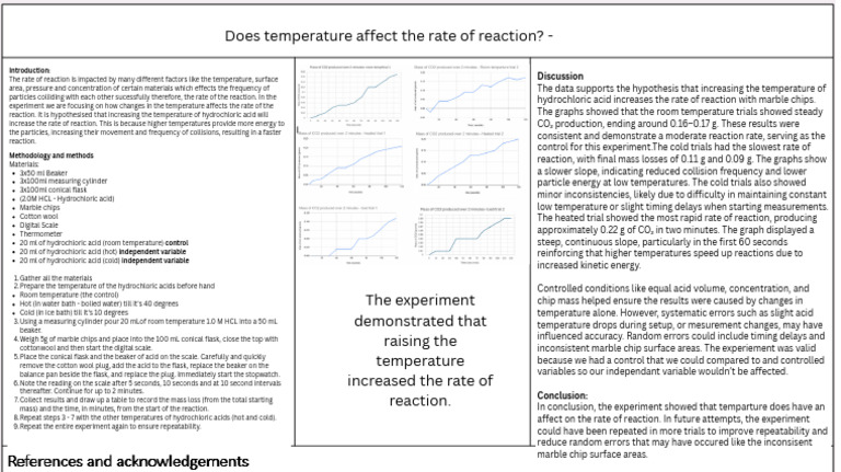 Does Temperature Affect The Rate of Reaction - Kelly Leph Text | PDF ...