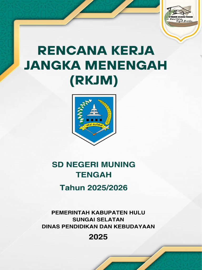 RKJM SD Negeri Muning Tengah 2025 | PDF