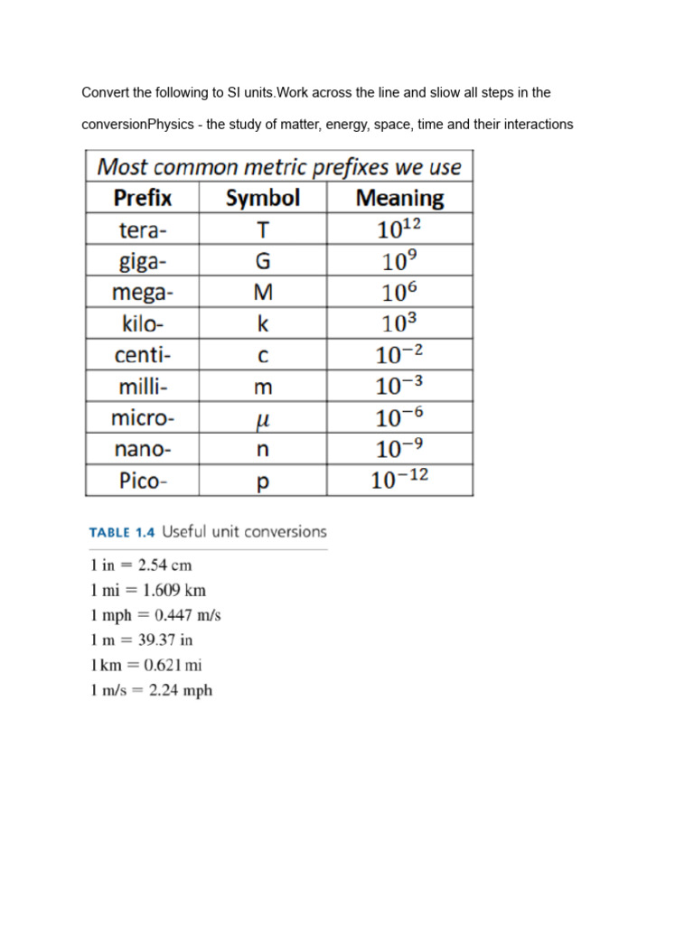 Physics Intro | PDF