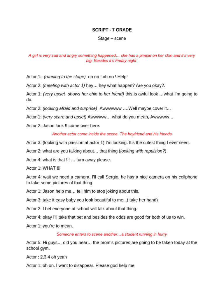 Script 7 Grade | PDF