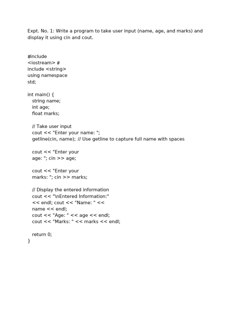 Copy of Sai_Naik_C | PDF | Integer (Computer Science) | Namespace