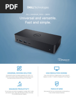 Dell Pro Dock Wd25 Datasheet | PDF | Usb | Computing