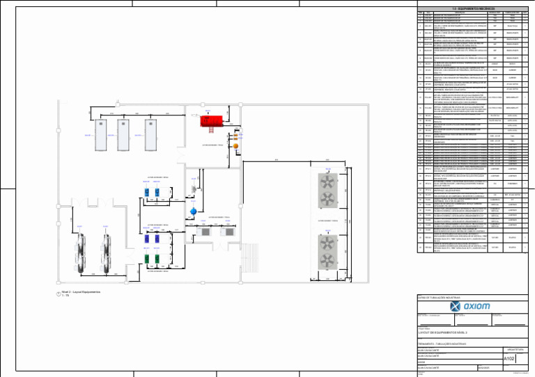 A102 - Layout de Equipamentos Nível 2 | PDF | Bomba | Refrigeração