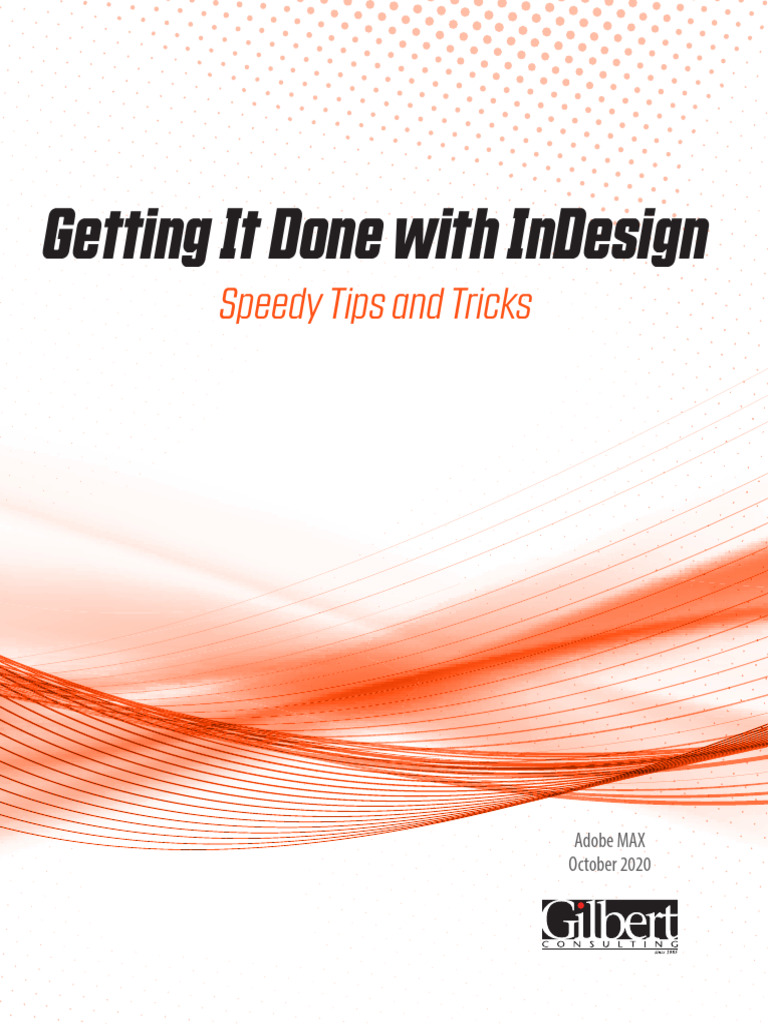Getting It Done Indesign | PDF | Computer Keyboard | Adobe In Design